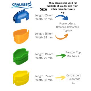 Cralusso Krmítka Sensitive Method basket set 2+1 30g