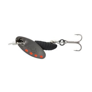 Savage Gear Třpytka Grub Spinners Black Red Black