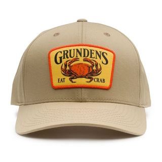 Grundéns Kšiltovka Eat Crab Trucker 312 Khaki/White O/S