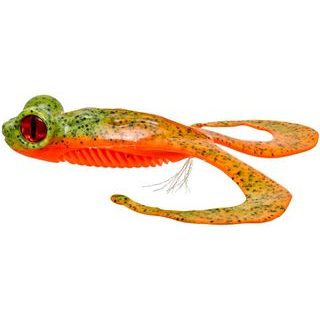 Gunki Gumová nástraha Bull Frog Fluo Chart Pepper