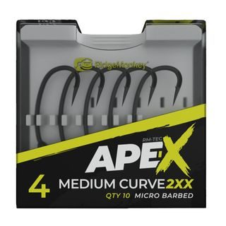 RidgeMonkey Háčiky Ape-X Medium Curve 2XX Barbed 10ks