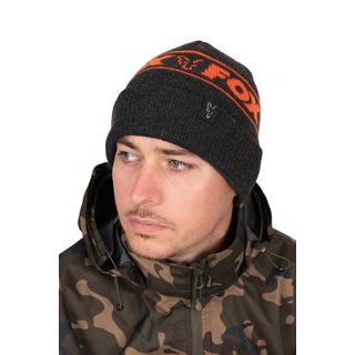 Fox Zimní čepice Collection Bobble Black & Orange