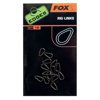 Fox Oválné slzy na návazce Edges Rig Links 15ks