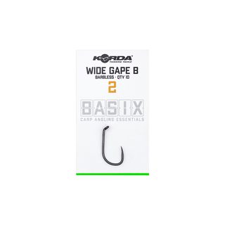 Korda Háčky Basix Wide Gape Barbless 10ks