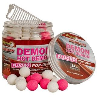 Starbaits Plovoucí boilies Pop Up Bright Hot Demon 50g