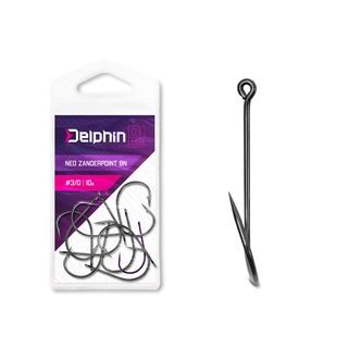 Delphin Háčky HKD Chinu Ring 10+1ks