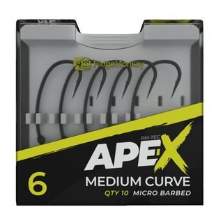 RidgeMonkey Háčiky Ape-X Medium Curve Barbed 10ks