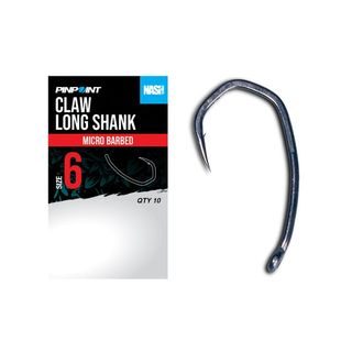 Nash Háčky Claw Long Shank 10ks