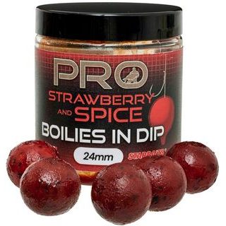 Starbaits Boilies v dipu Pro Strawberry Spice 150g