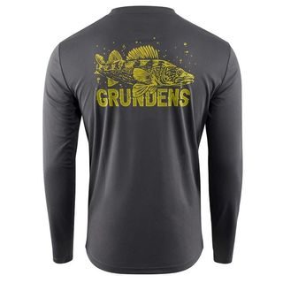 Grundéns UV Triko King of the Lakes LS Tech Tee Anchor
