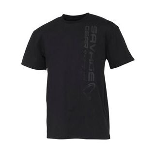 Savage Gear Triko Vertical Logo Tee Black