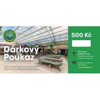 Chyť a pusť Dárkový poukaz 500 Kč