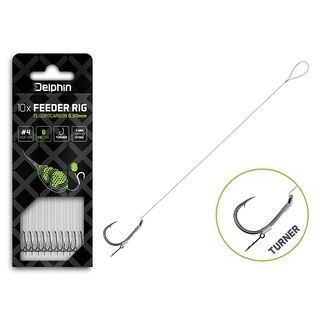 Delphin Feederový návazec Fluoro Sting - Turner 10ks