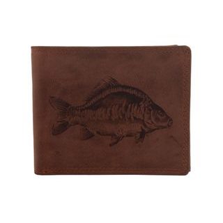 Mercucio Pánská peněženka Kapr lysec světlehnědá