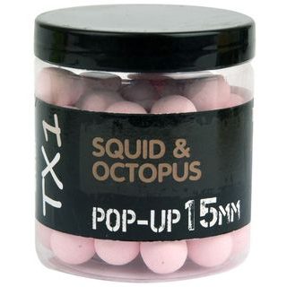 Shimano Boilies TX1 Pop Up Squid & Octopus Washed Out Pink