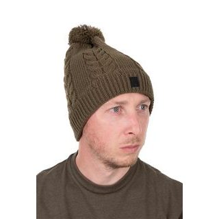 Fox Zimní čepice Khaki Knitted Bobble