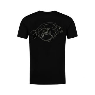 Korda Tričko One Liner Tee Black