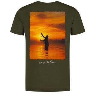 Korda Tričko Sunrise Tee Dark Olive