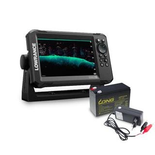 Lowrance Echolot Eagle 7 se sondou TripleShot HD + baterie + nabíječka ZDARMA