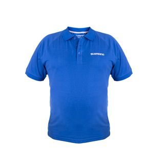 Shimano Polokošile Wear Short Sleeve Polo Blue