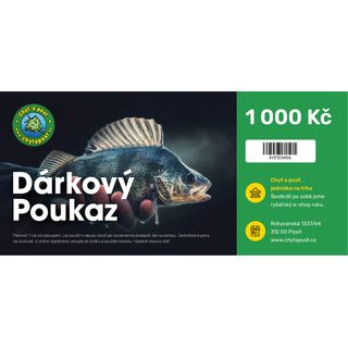 Chyť a pusť Dárkový poukaz 1000 Kč