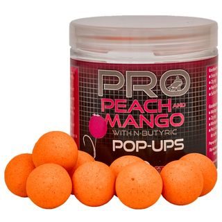 Starbaits Plovoucí boilies Pop Up Pro Peach & Mango 50g