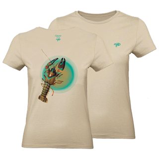 Giants fishing Tričko dámské béžové Rak