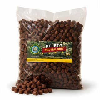 Chyť a pusť Pelety RED Halibut 5kg