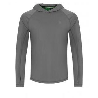 Korda UV triko UPF Hooded Top Charcoal
