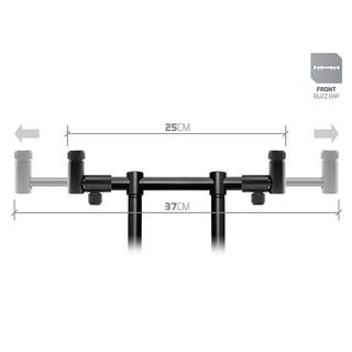 Delphin Přední FlexiMAG hrazda pro 2 pruty ProSTALX BW 25-37cm