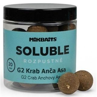 Mikbaits Rozpustné boilies Soluble G2 Krab Ančovička Asa 250ml