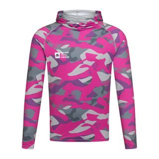 Mikado Mikina s kapucí a nákrčníkem s UPF filtrem Lady Camo