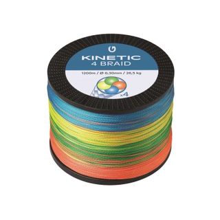 Kinetic Šňůra 4 Braid Multi Colour 1200m