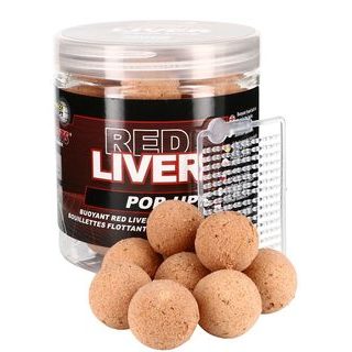Starbaits Plovoucí boilies Pop Up Red Liver 50g