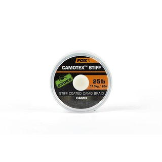 Fox Ztužená šňůrka Camotex Stiff Camo 20m