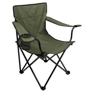 Mikado Křeslo skládací s područkami zelené