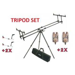 Mivardi Stojan Tripod Premium + ZDARMA 2 x Hlásič EASY Camo a 2 x Swing EASY