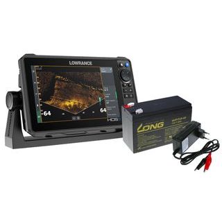 Lowrance Echolot HDS PRO 9 se sondou Active Imaging HD + baterie + nabíječka ZDARMA