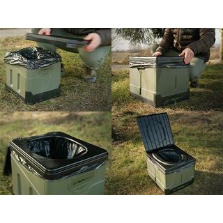 Giants fishing Skládací přenosná toaleta Folding Toilet X-Large