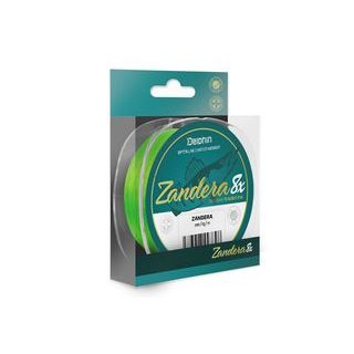 Delphin Šňůra Zandera 8 fluo zelená 150m