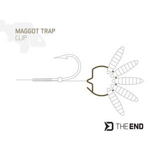 Delphin Klip na červy TheEND Maggot Trap 15ks
