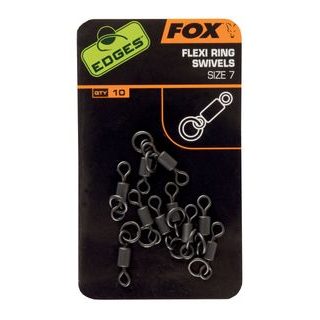 Fox Obratlíky s kroužkem Edges Flexi Ring Swivel
