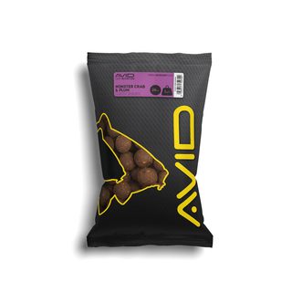 Avid Boilies Classic Monster Crab & Plum Boilies 1kg
