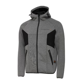 Savage Gear Mikina Tec-Foam Zip Hoodie Dark Grey Melange