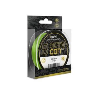 Delphin Šňůra OctaCon fluo zelená 135m