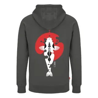 KUMU Mikina Rising Sun šedá