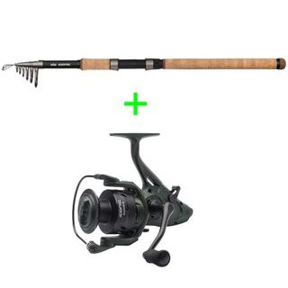 DAM Prút Iconic2 Backbone Tele XH 3m 50-100g + Navijak Quick Iconic 5000FS