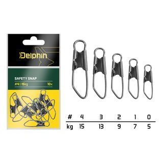 Delphin Karabinka Safety snap 10ks