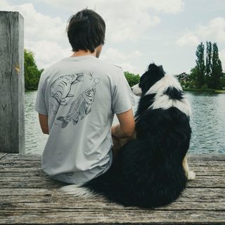 Giants fishing Tričko pánské černé Tři kapři