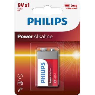 Philips Baterie PowerLife alkalická 9V 1ks